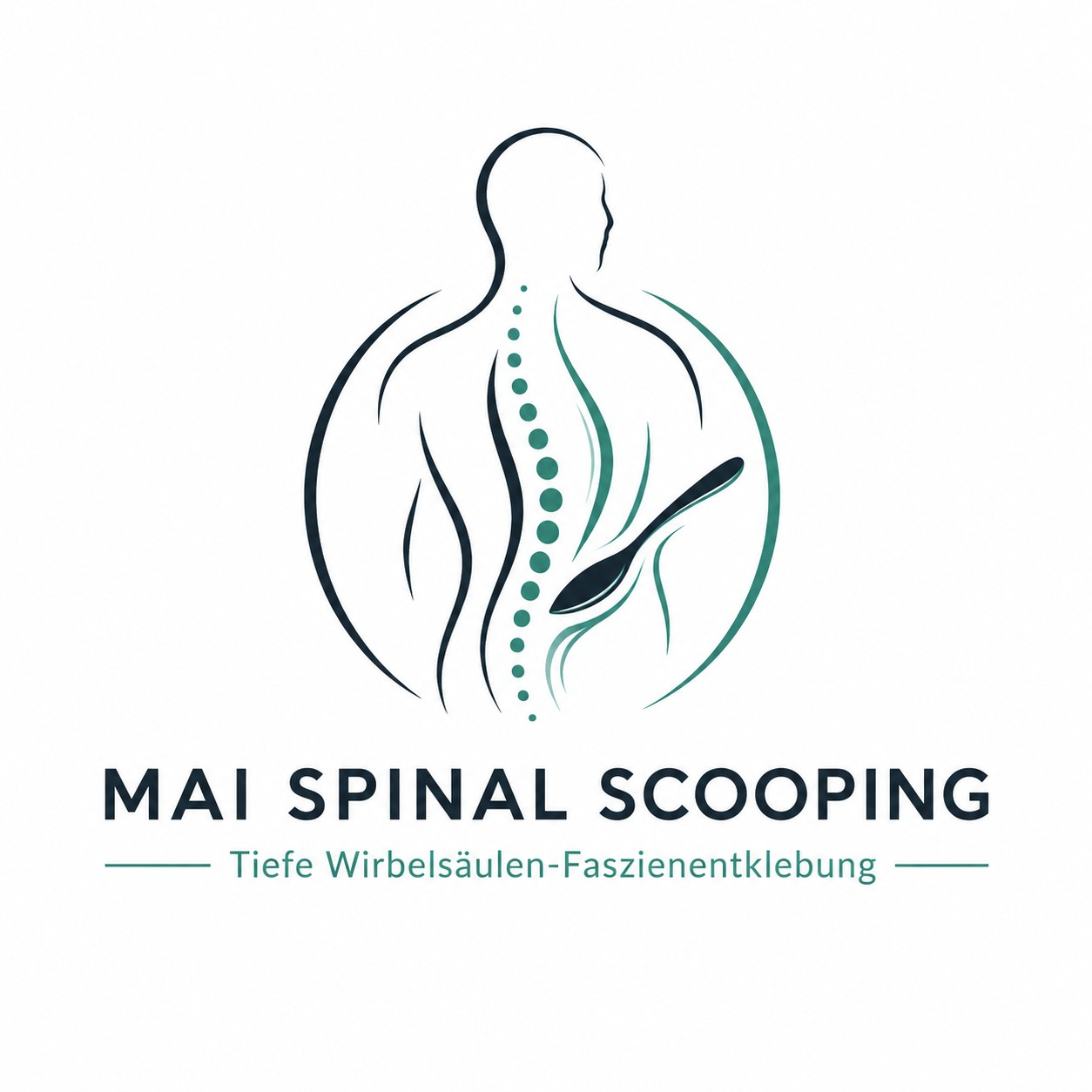 Logo MAI SPINAL SCOOPING, Tiefe Wirbelsäulen-Faszienentklebung